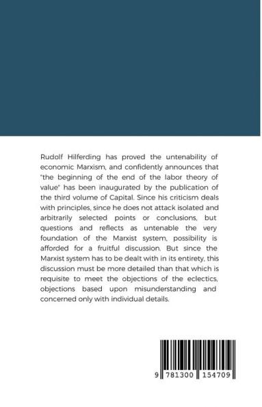 Böhm-Bawerk's Criticism of Marx