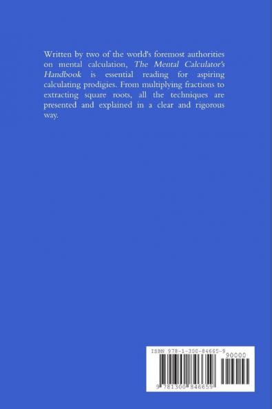 The Mental Calculator's Handbook
