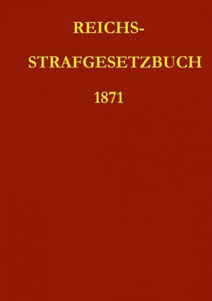 Reichsstrafgesetzbuch 1871