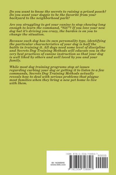 Secrets Dog Training Methods
