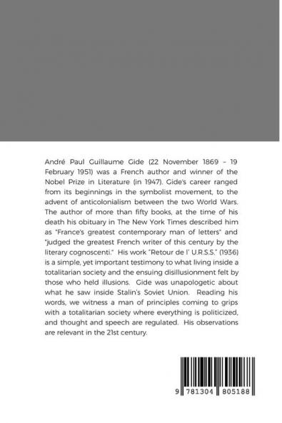 André Gide's Return From the USSR