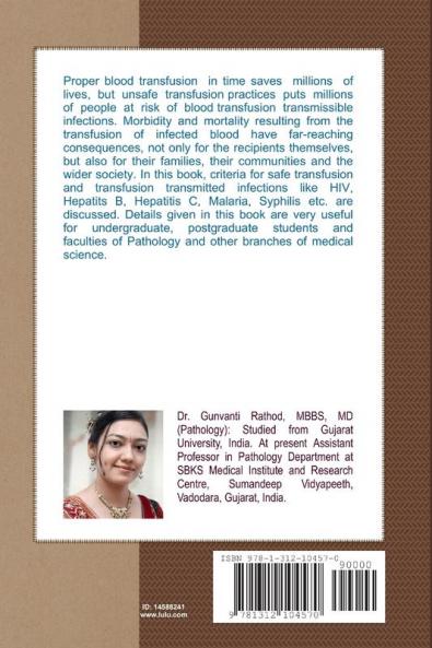 BLOOD TRANSFUSION TRANSMITTED INFECTIONS - A REVIEW