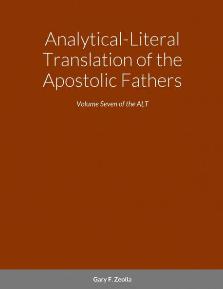 Analytical-Literal Translation of the Apostolic Fathers