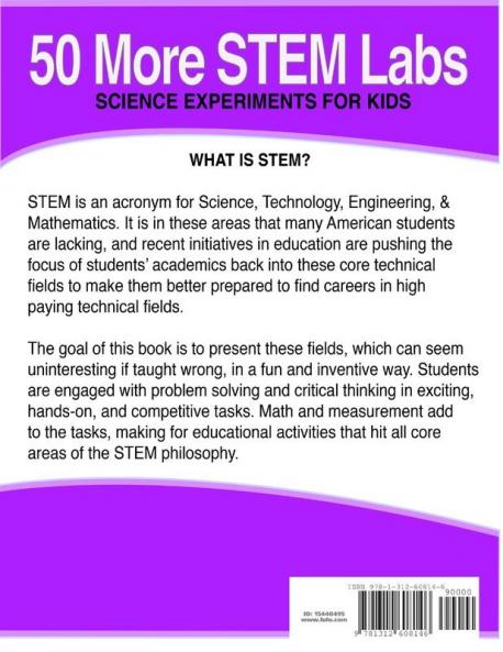 50 More STEM Labs - Science Experiments for Kids
