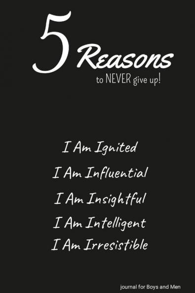 5 Reasons to NEVER give up! I Am Ignited I Am Influential I Am Insightful I Am Intelligent I Am Irresistible