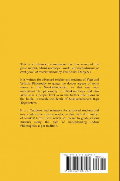 Vivekachudamani Chatvari Sutra Bhashya
