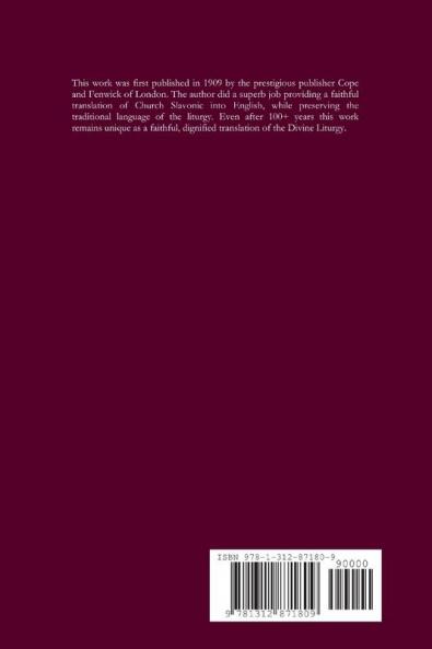The Divine Liturgy of the Holy Orthodox Catholic Apostolic Graeco-Russian Church