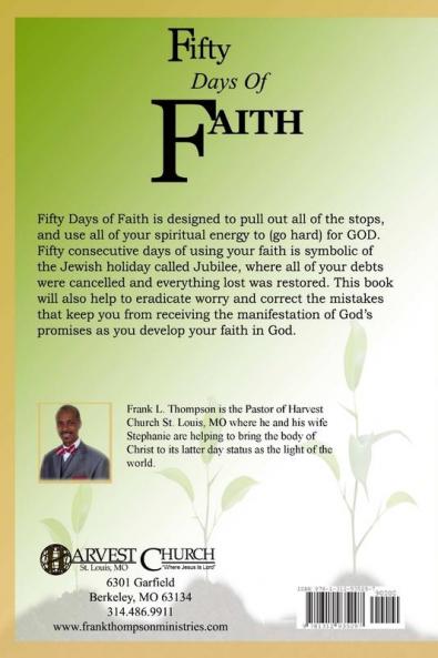 Fifty Days of Faith - Refusing to Doubt Overcoming Fear and Celebrating Breakthrough