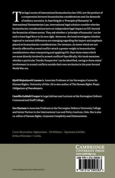 Searching for a 'Principle of Humanity' in International Humanitarian Law