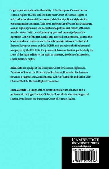 The Impact of the ECHR on Democratic Change in Central and Eastern Europe