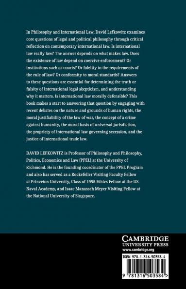 Philosophy and International Law