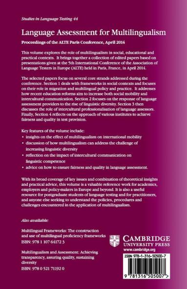 Lang Assessmnt fr Mltilingualsm PB