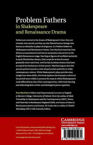 Problem Fathers in Shakespeare and Renaissance Drama