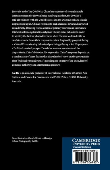 China's Crisis Behavior