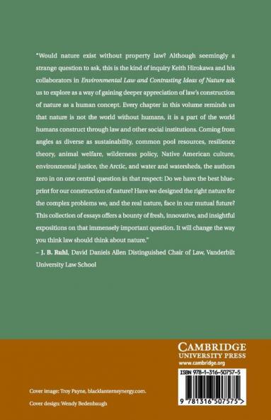Environmental Law and Contrasting Ideas of Nature