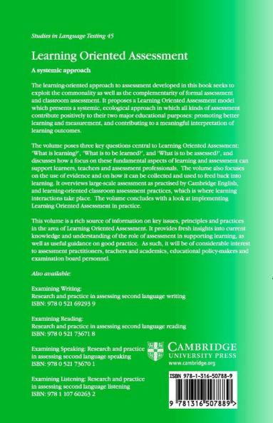 Learning Oriented Assessment