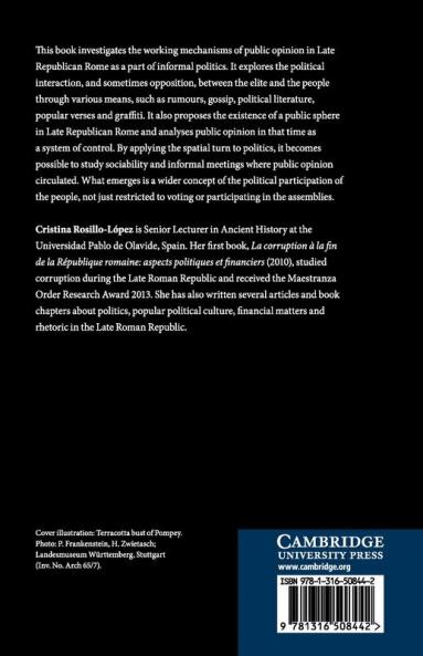 Public Opinion and Politics in the Late Roman Republic