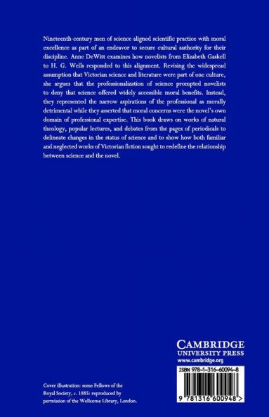 Moral Authority Men of Science and the Victorian Novel