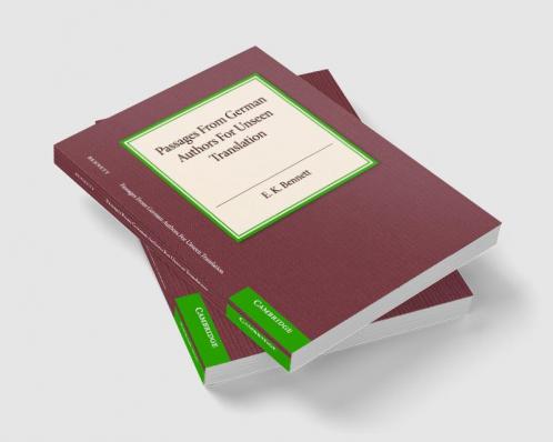 Passages from German Authors for Unseen Translation