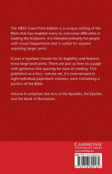 NRSV Giant Print Bible