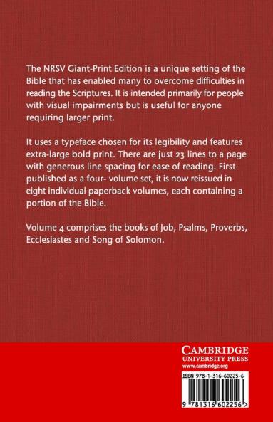 NRSV Giant Print Bible