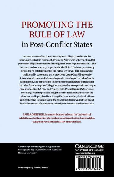Promoting the Rule of Law in Post-Conflict States