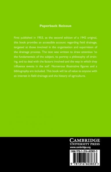 The Principles of Field Drainage