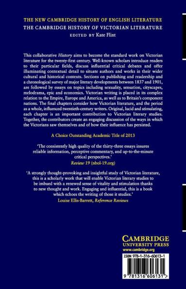 The Cambridge History of Victorian Literature