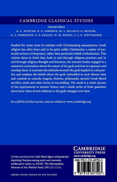 Theologies of Ancient Greek Religion