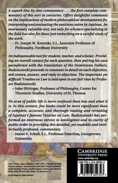 Commentary on Thomas Aquinas's Treatise on             Law