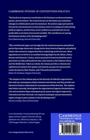 Parties Movements and Democracy in the Developing World