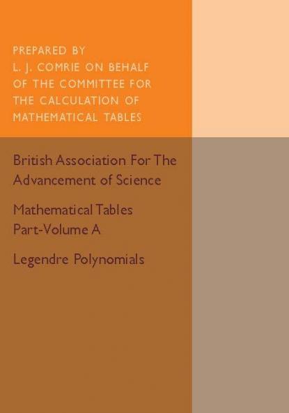 Mathematical Tables Part-Volume A