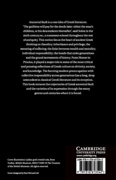 Ancestral Fault in Ancient Greece