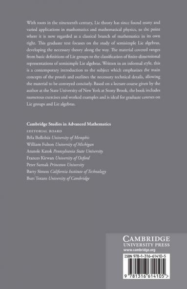 An Introduction to Lie Groups and Lie Algebras