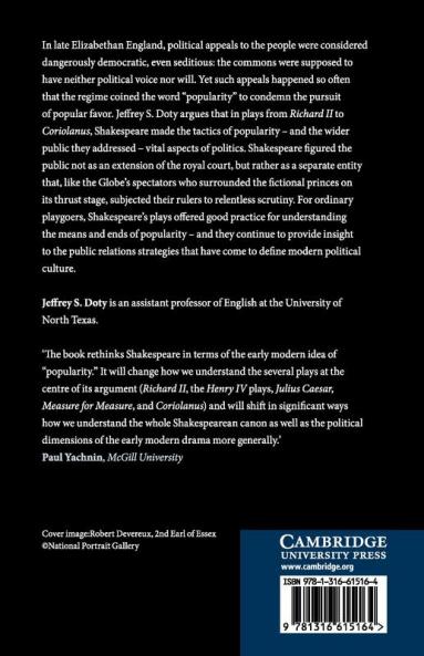Shakespeare Popularity and the Public Sphere