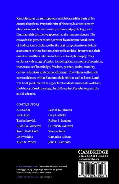 Kant's Lectures on Anthropology