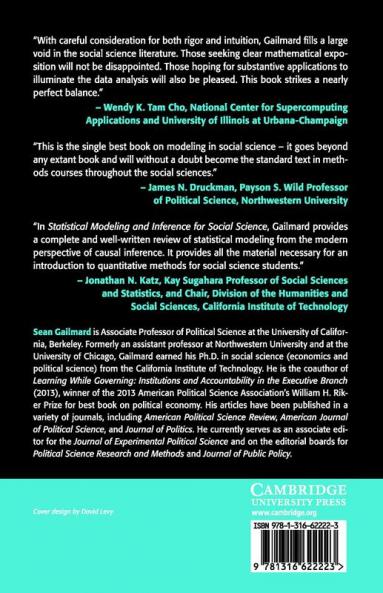 Statistical Modeling and Inference for Social Science