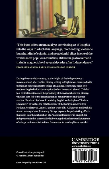 Indian English and the Fiction of National Literature