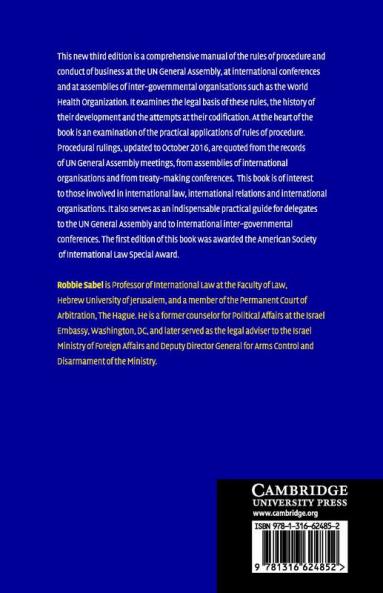 Rules of Procedure at the UN and at Inter-Governmental Conferences
