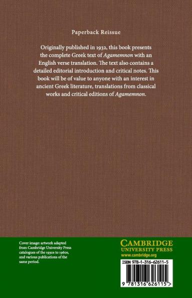 The Agamemnon of Aeschylus