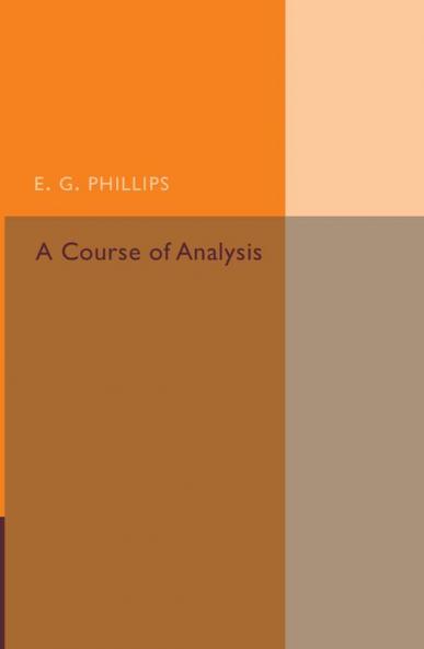 A Course of Analysis