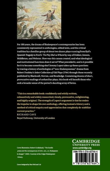 Constructing the Canon of Early Modern Drama