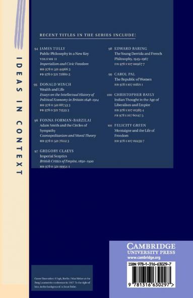 Max Weber in Politics and Social Thought