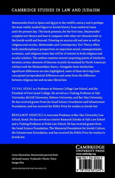 Maimonides and Contemporary Tort Theory