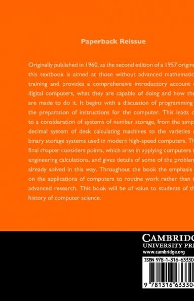 An Introduction to Automatic Digital Computers