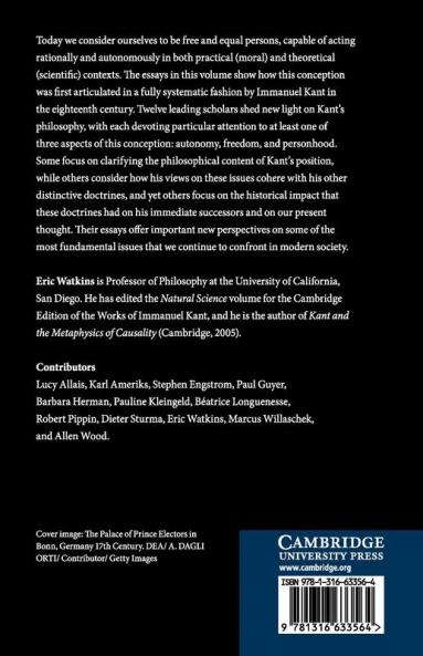 Kant on Persons and Agency