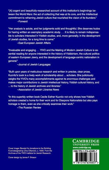 YIVO and the Making of Modern Jewish Culture