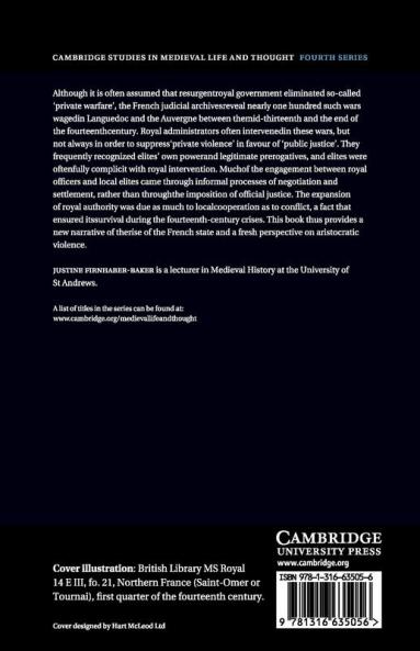 Violence and the State in Languedoc             1250-1400