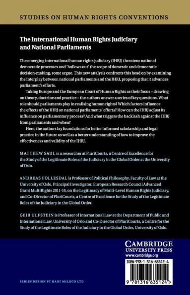 The International Human Rights Judiciary and National Parliaments