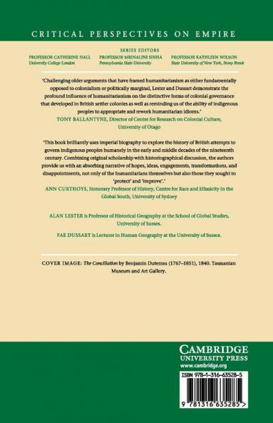 Colonization and the Origins of Humanitarian Governance